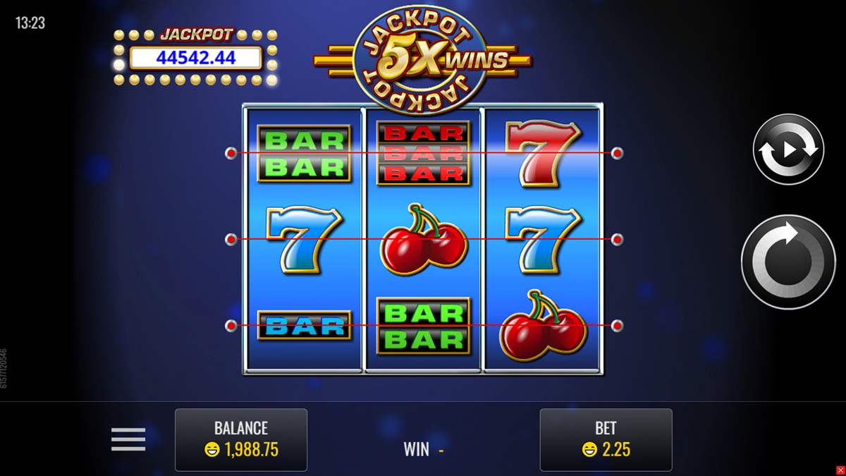 Jackpot Five Times Wins Jackpot Five Times Wins