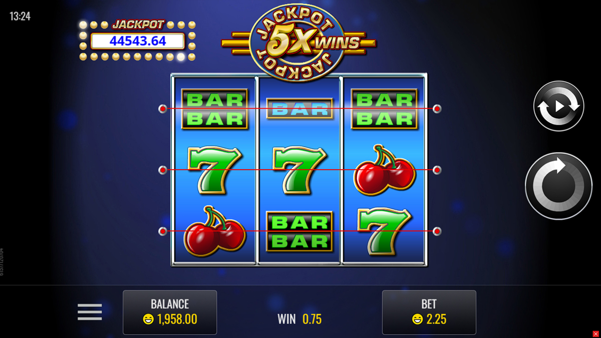 Jackpot Five Times Wins Jackpot Five Times Wins